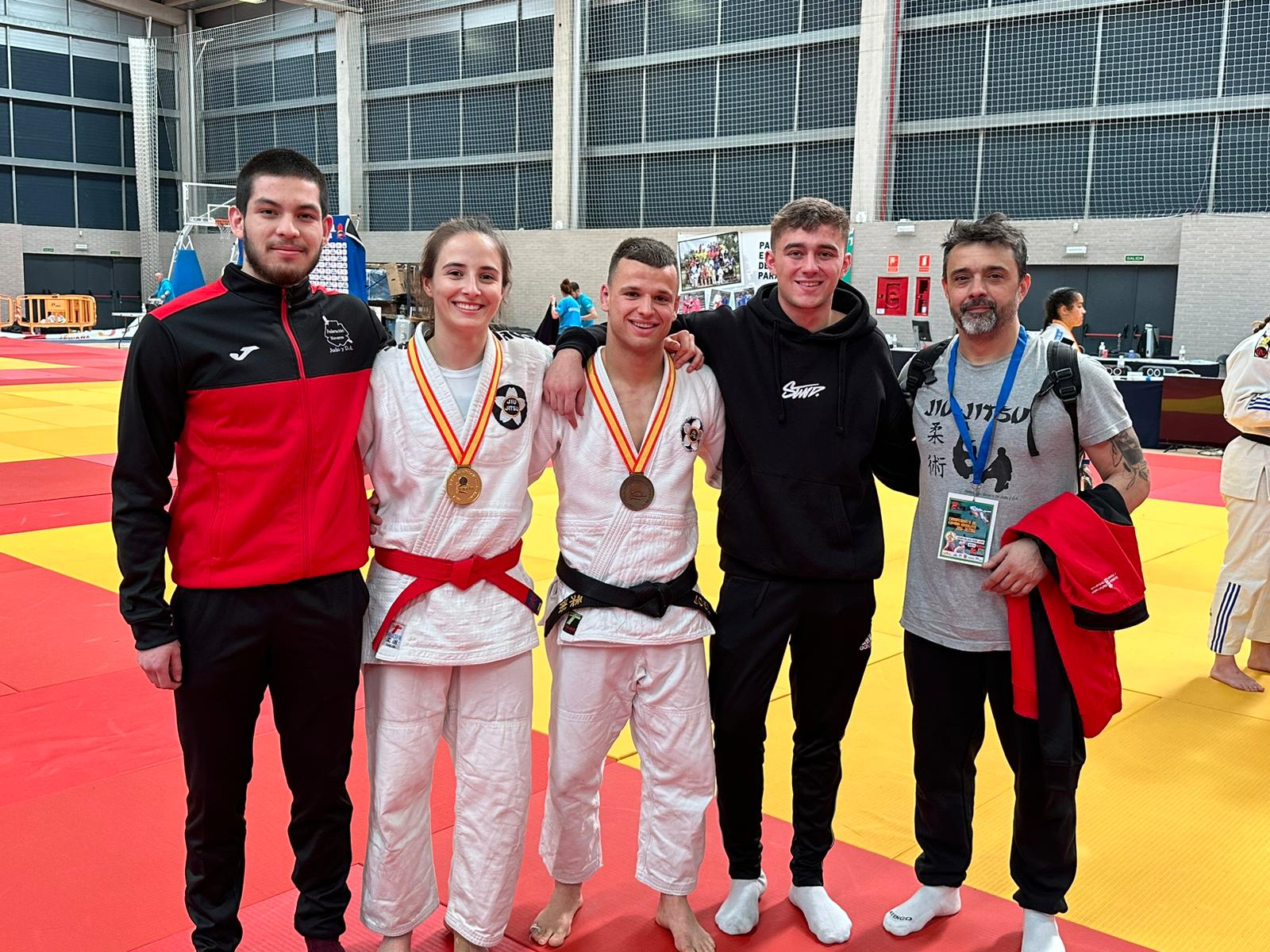 UN ORO Y UN BRONCE, PARA LOS NAVARROS EN EL CAMPEONATO DE ESPA&Ntilde;A DE JIU-JITSU ABSOLUTO. MADRID 16-03-24.